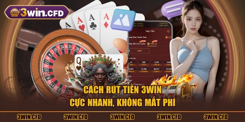 Cách rút tiền 3WIN cực nhanh, không mất phí